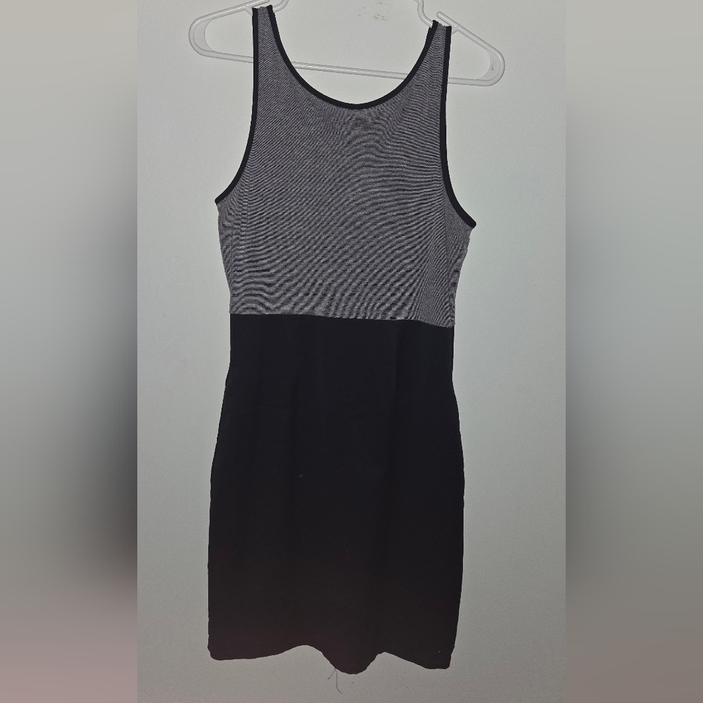 Black and White Striped Dress Smartwool Size Small S